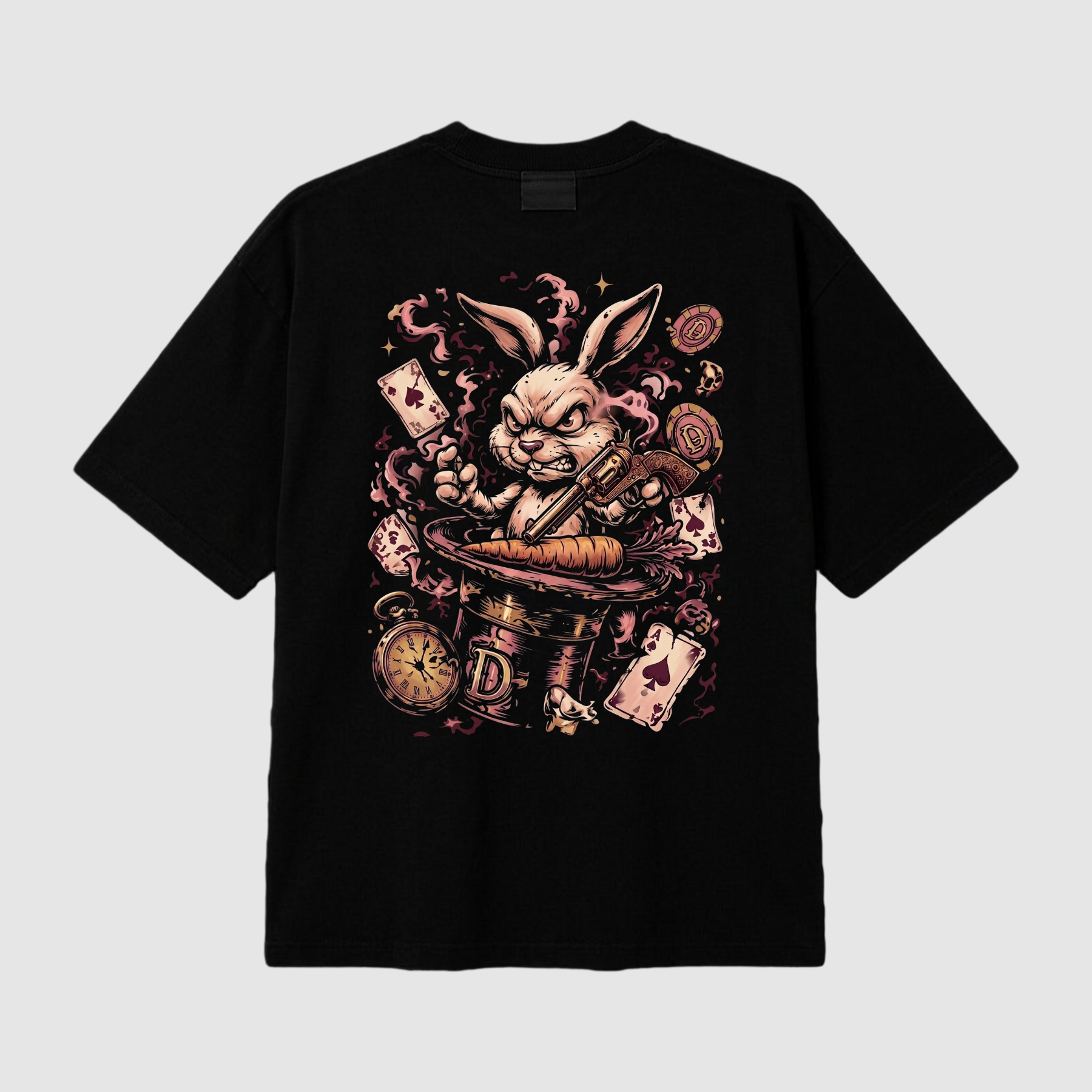 TM Oversized - Coelho Bravo (Preto)